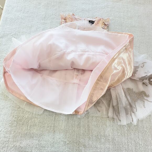Zunie Pink Sequin & Tulle Unicorn Dress EUC 2 - Picture 6 of 9